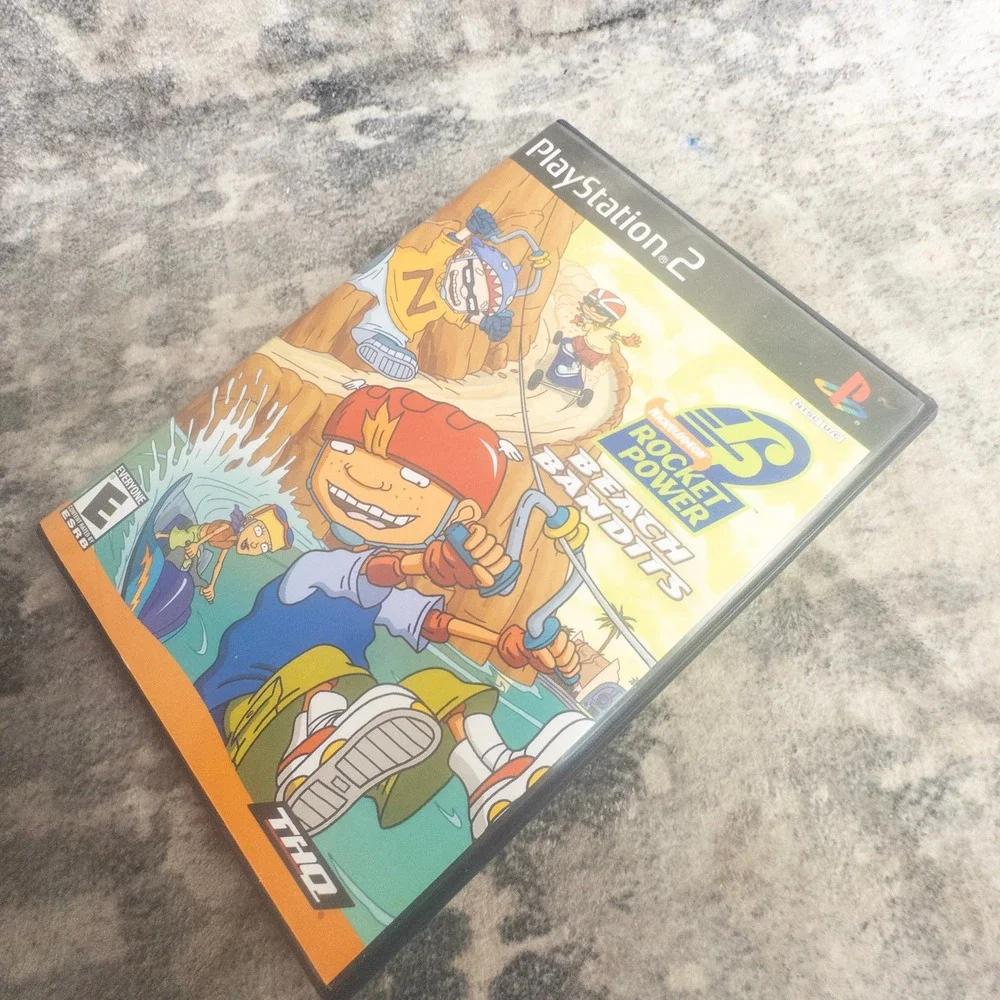 Rocket Power Beach Bandits PS2 PlayStation 2 Nickelodeon THQ Video Game Tested